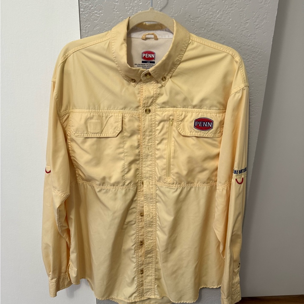 Penn Yellow Button-Up Shirt